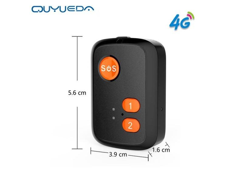 4G GPS Tracking Pendant For Elderly Children IPX7 Waterproof SOS Two Way Carousel 1