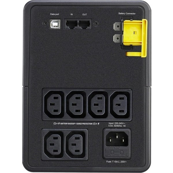 APC by Schneider Electric Back-UPS Line-interactive UPS - 1.60 kVA/900 W - AVR - Carousel 6