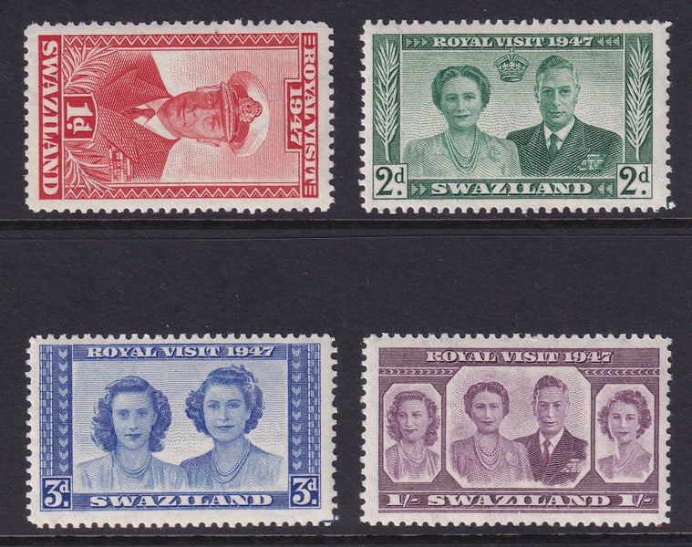 Swaziland - 1947 - Royal Visit set - LHM Carousel 1