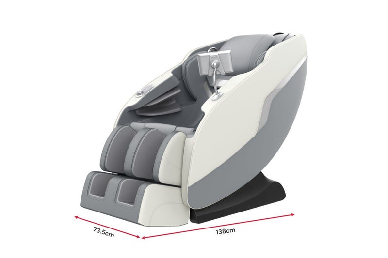 Kogan S1 Pro Zero-Gravity Heated Shiatsu Massage Recliner Chair (Grey), Carousel 11