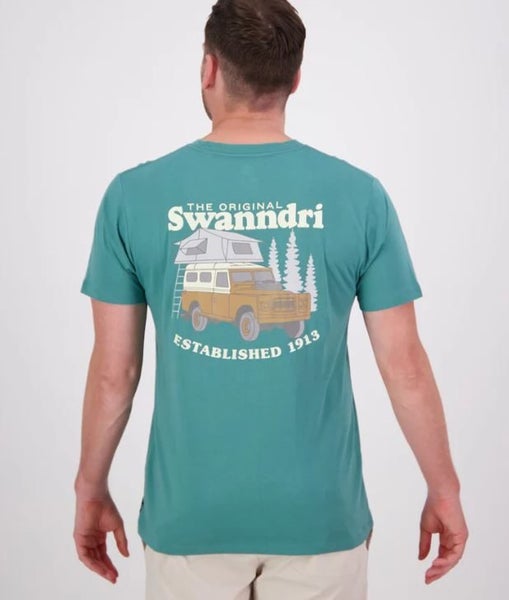 Swanndri Pop Top T-Shirt - Jade Green Carousel 2