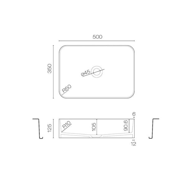 Super-Thin Rectangle Undermount Basin-Cancelled Order Carousel 2