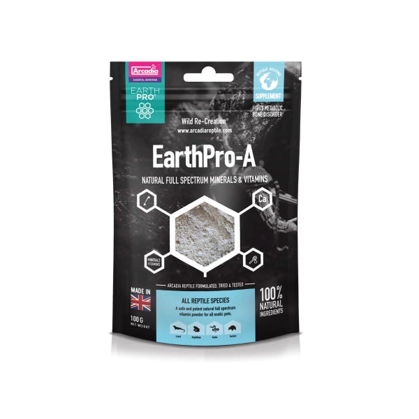 Arcadia EarthPro A Reptile Vitamin & Mineral Powder 100g Carousel 1