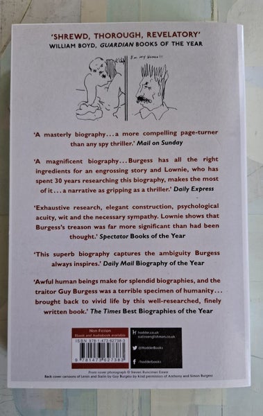 "MORE RIVETING than a spy novel" - Stalin's Englishman: The Lives of Guy Burgess Carousel 8