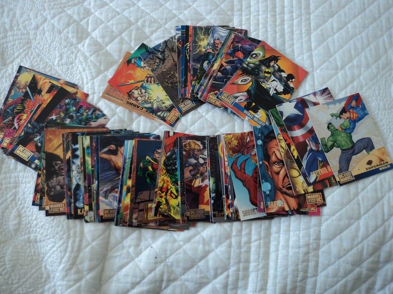 Marvel vs. DC 1995 Trading Cards Full Set of 100 Carousel 1