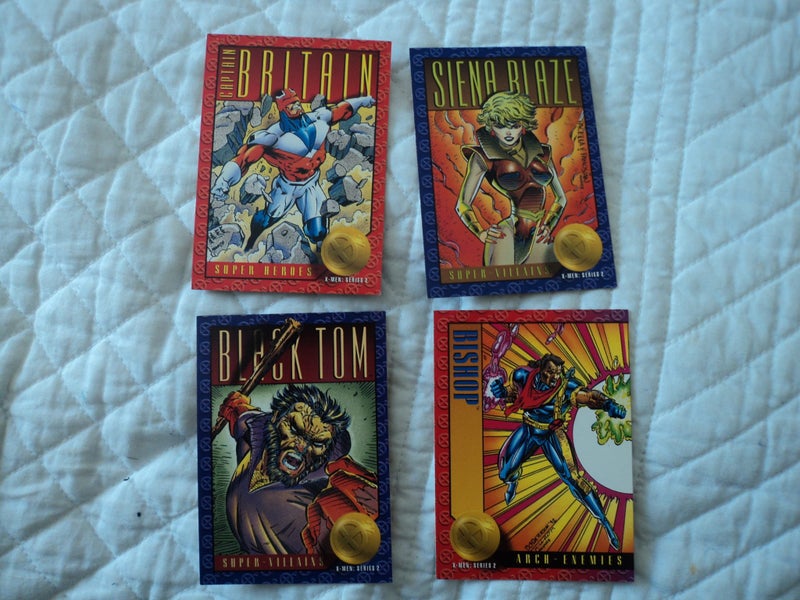 X-Men 1993 Skybox Trading Cards x 4 Carousel 1