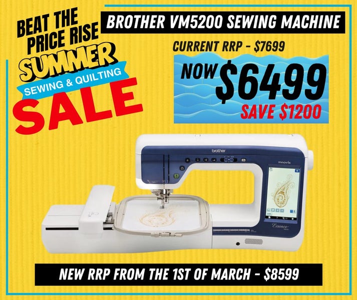 Brother VM5200 Essence Sewing & Embroidery Machine Carousel 8
