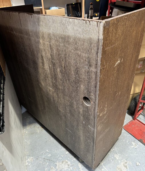 Wooden Office Cabinet On Wheels?? - $1 Reserve (Under Grey Rack 13) Carousel 6