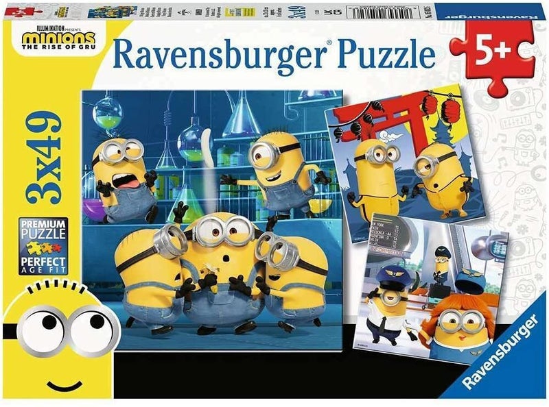 Ravensburger Puzzle 3x49pc - Minions 2 - Funny Minions Carousel 1