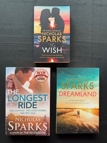 THREE NICHOLAS SPARKS BOOKS - NUMBER ONE BESTSELLING AUTHOR Carousel 1