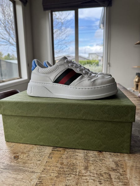 Gucci Chunky GG Web Sneaker – ‘White Blue’ Carousel 2