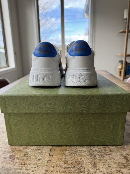 Gucci Chunky GG Web Sneaker – ‘White Blue’ Carousel 5