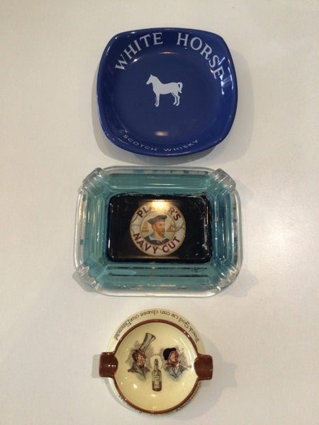 Three Advertising Ashtrays Carousel 1
