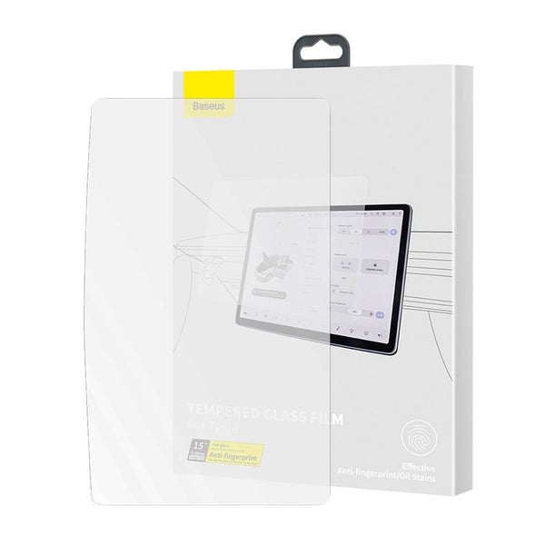 Baseus 15" Full Glass Screen Protector for Tesla Model 3/Y - Ultra-Thin & Ant... Carousel 1