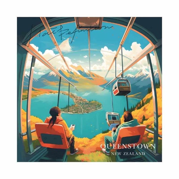 Eurus Double Sided Print Gondola Queenstown Carousel 2