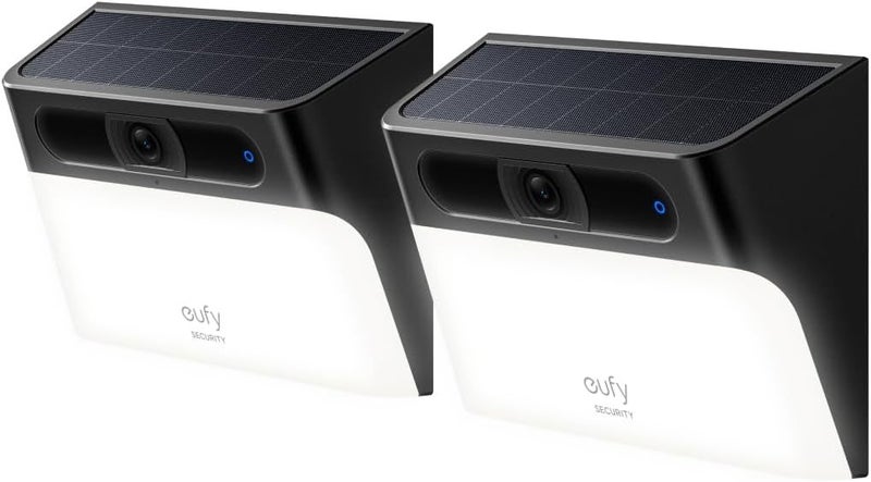 2 Pack eufy Security S120 Solar Wall Light Camera - No Monthly Fee Carousel 1