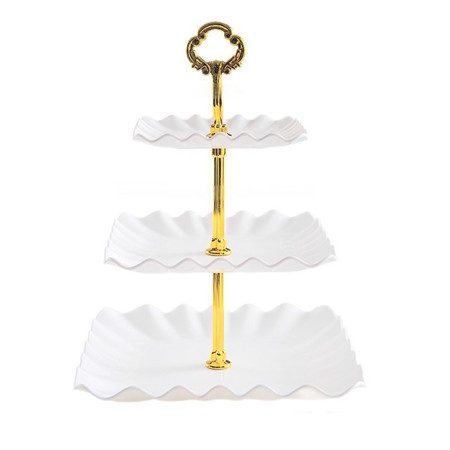 Dessert Cupcake Stand 3 Tier Cup Cake Holder Tower Tea Party Birthday Weeding Carousel 2