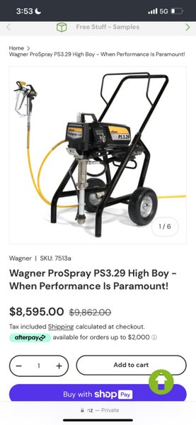 Wagner PS 3.29 airless spray machine Carousel 3