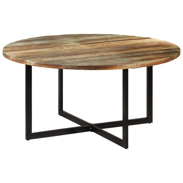 Vidaxl Dining Table 150X75 Cm Solid Wood Reclaimed Carousel 1