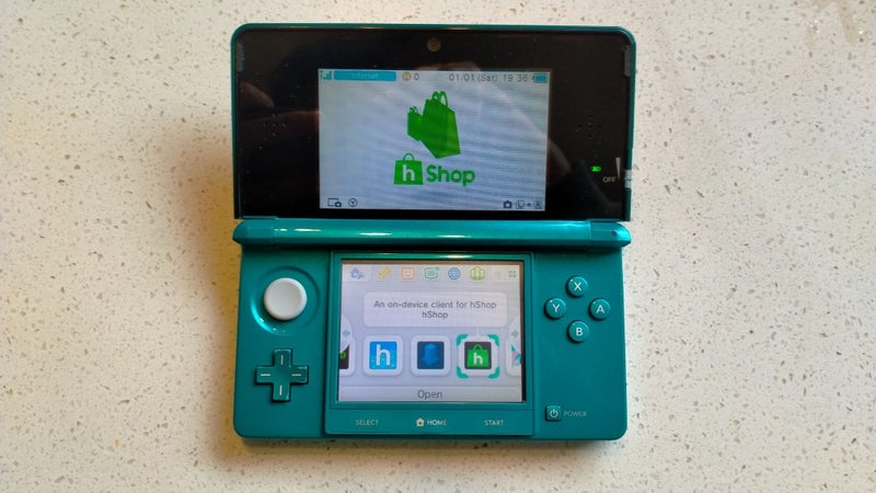 Modded Aqua Nintendo 3DS in box with SD card mod - Ping & Afterpay! Carousel 2