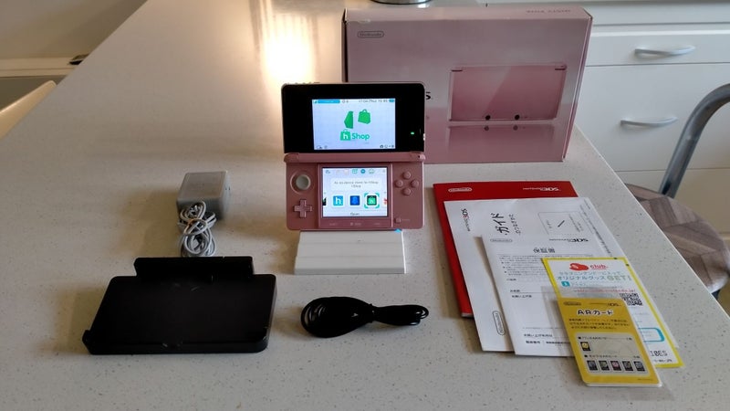 Modded Pink Nintendo 3DS in box with SD card mod - Near mint! - Ping & Afterpay! Carousel 1