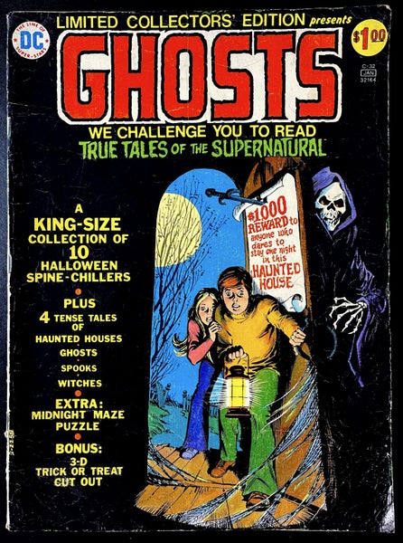 DC Ghosts Collectors Edition 1974 (C-32 Oversize) + FREE Marvel Tomb Of Dracula! Carousel 2