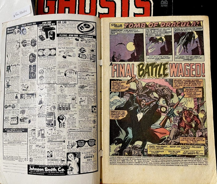 DC Ghosts Collectors Edition 1974 (C-32 Oversize) + FREE Marvel Tomb Of Dracula! Carousel 8