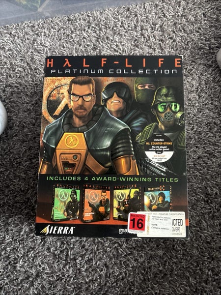 HALF-LIFE PLATINUM COLLECTION PC CD-Rom Big Box Video Game Carousel 1