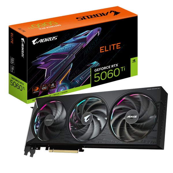 Gigabyte NVIDIA GeForce RTX 5060 Ti AORUS ELITE 16GB GDDR7 Graphics Card Carousel 1