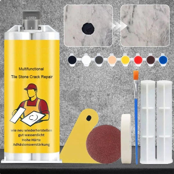 Multifunctional Tile Stone Crack Repair Kit,Tile Granites and Marble Repair Kit Carousel 1