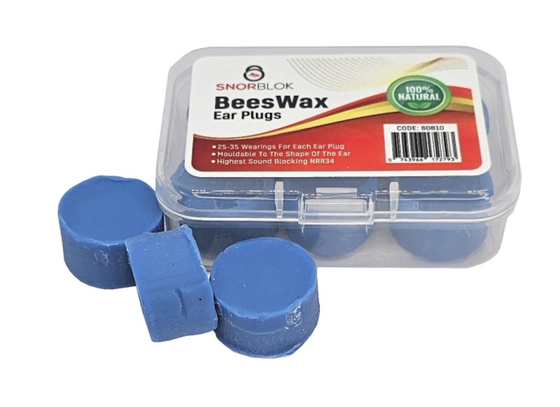 Beeswax Earplugs for Snoring - Swimming - Study, Loud machinery - Work Carousel 1