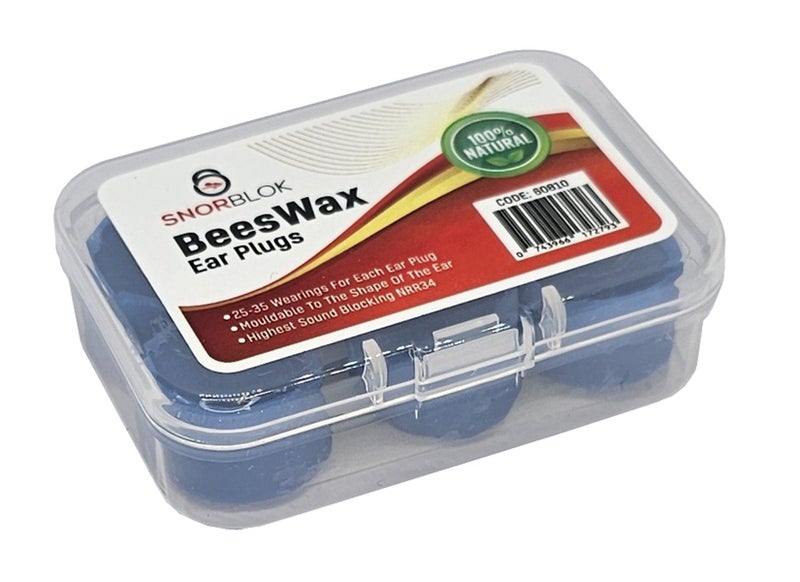 Beeswax Earplugs for Snoring - Swimming - Study, Loud machinery - Work Carousel 2