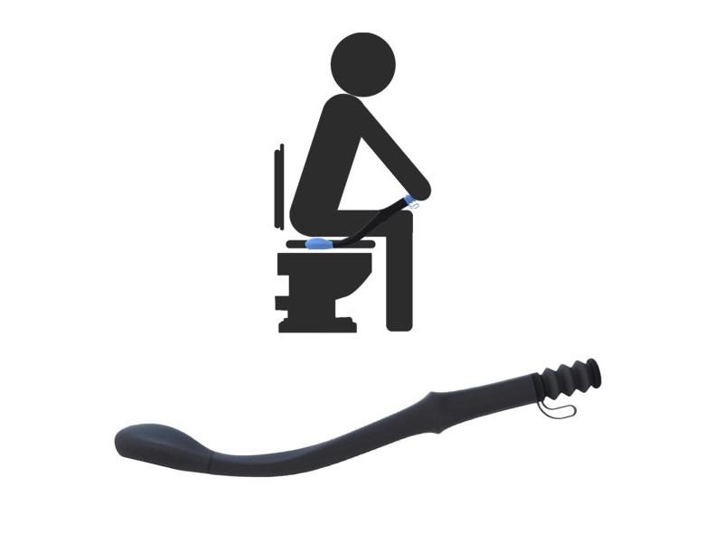 39.5cm Long Reach Bottom Wiper Toilet Tissue Grip Helper Carousel 1