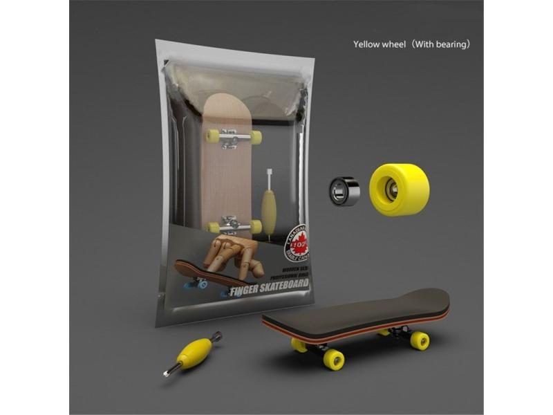Finger SkateBoard Wooden Fingerboard Toy Professional Stents Set/Trucks With Carousel 1