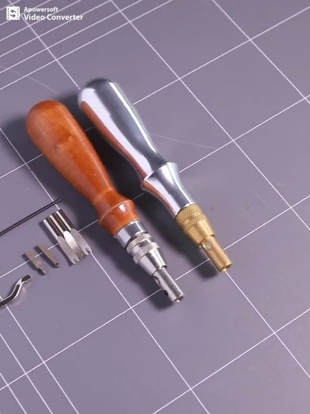 Leathercraft Stitching Groover Skiving Edger Beveler Leather Tools Adjust Size Carousel 2