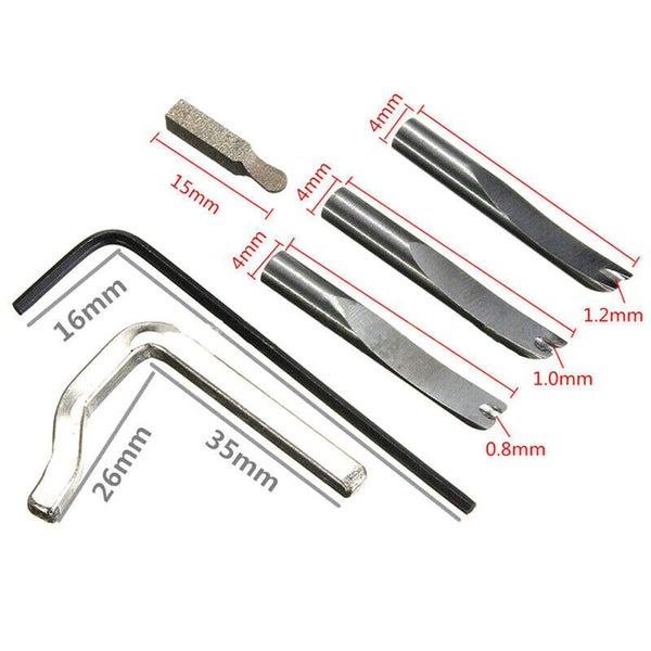 Leathercraft Stitching Groover Skiving Edger Beveler Leather Tools Adjust Size Carousel 8