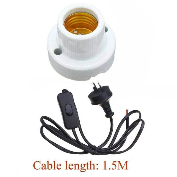 E27 300W Ceramic Heat UV UVB Lamp Light Holder Socket Brooder Reptile Basking Carousel 2