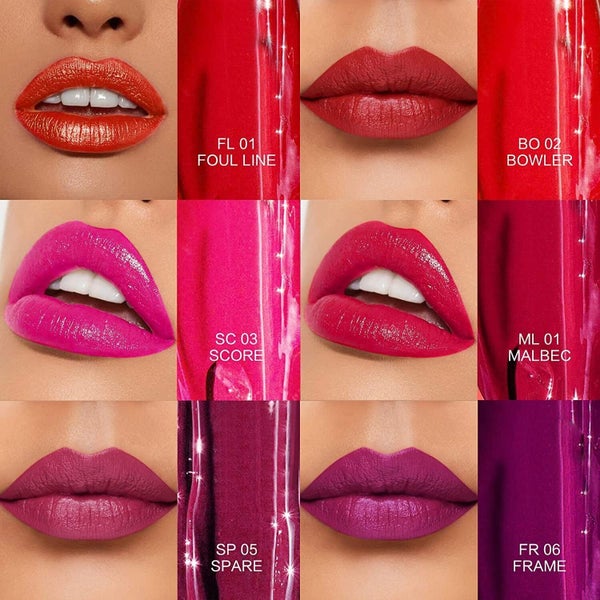 Set 6pcs Color Bowling Lipstick Stain Tint Gloss Long Lasting Waterproof Matte Carousel 2