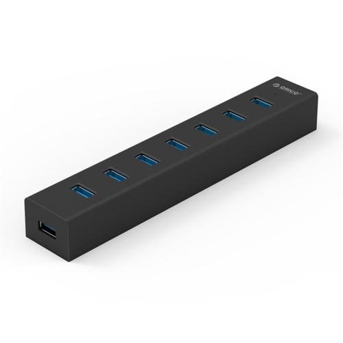 Orico 7 Port USB 3.0 Hub 5Gbps with 5V2A Power Adapter [H7013-U3-AD-AU-BK] Carousel 1