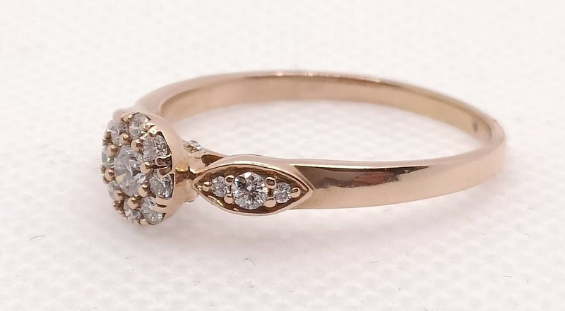 10CT RG DIAMOND HALO DRESS RING #A1884613-1 Carousel 2