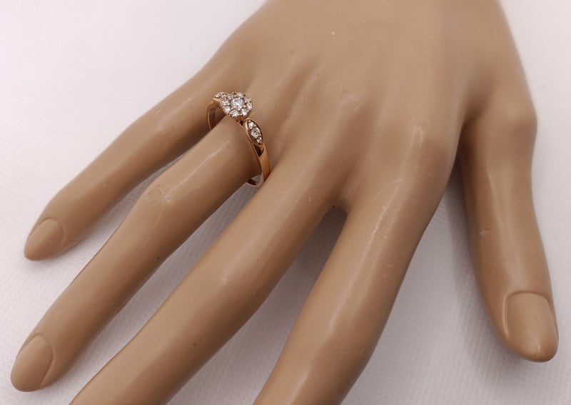 10CT RG DIAMOND HALO DRESS RING #A1884613-1 Carousel 4
