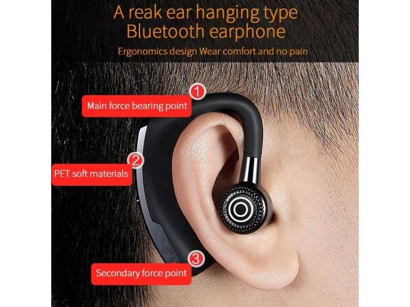 Popular V9 PUBG Headset Business Bluetooth EarMounted Wireless Stereo With Carousel 1