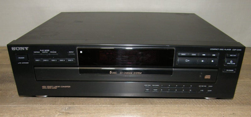 SONY 5 CD PLAYER CDPC345 Carousel 1