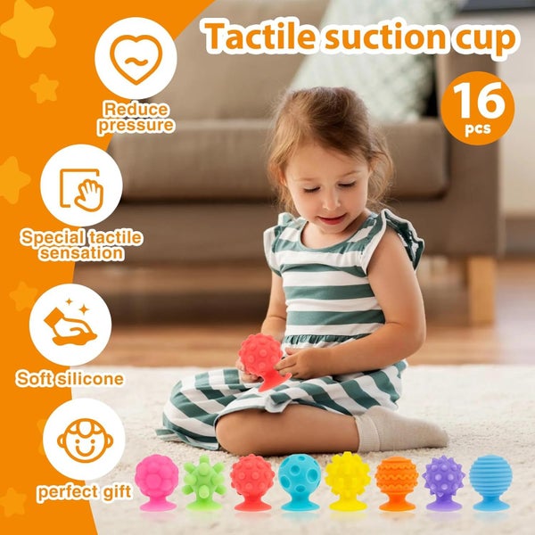 Sensory Toys, Portable Kids Sensory Toys, Silicone Calm Down Toys, Soft Sensor Carousel 2