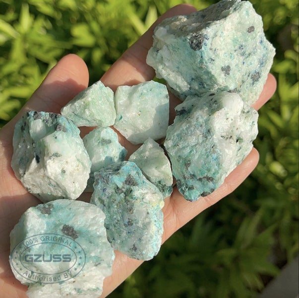 500G Uncut gemstones Crystals for Rock Tumblers Carousel 1