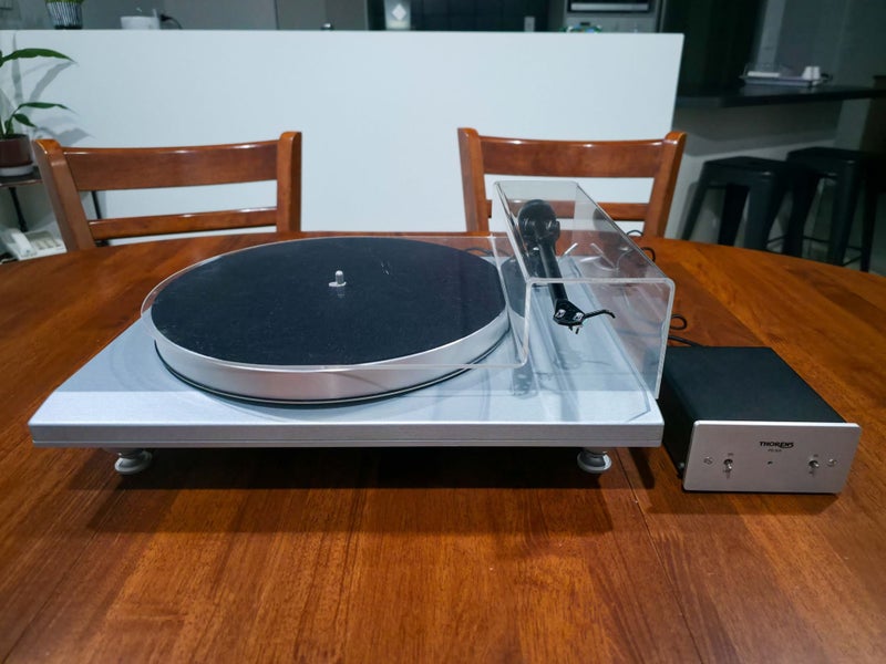 Thorens TD-800 Turntable + Ortofon 2M Red -- EXCELLENT!! Carousel 1