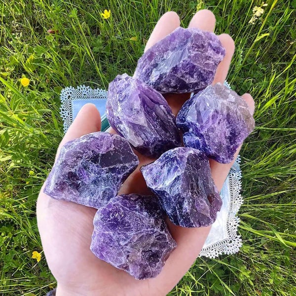 500G 3-5cm Natural Rough Crystal Stones Gemstones Rocks for Tumbling63617151042946111