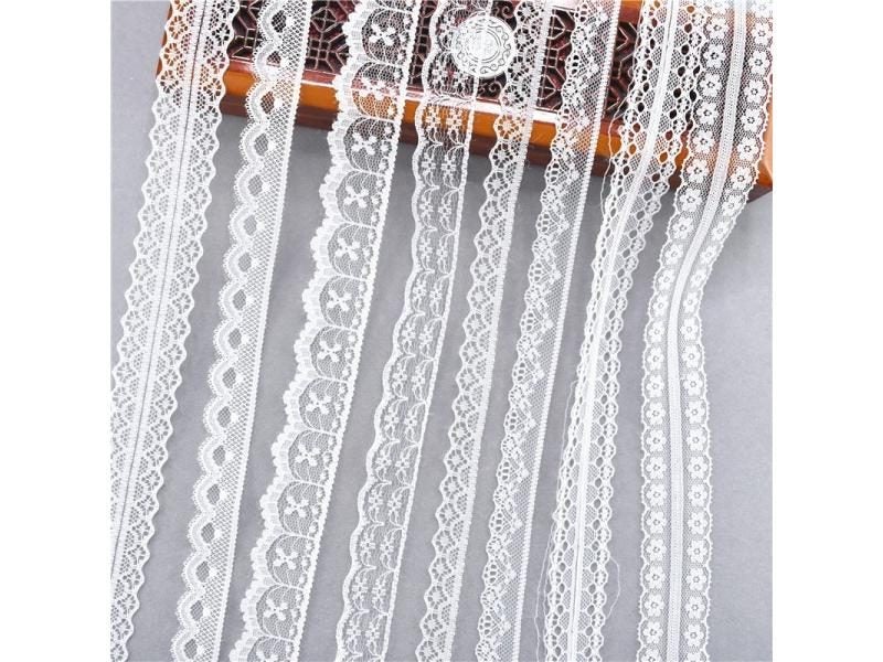 10yards 38colors White Lace Ribbon Woven Band For DIY Gift Wrapping Carousel 2