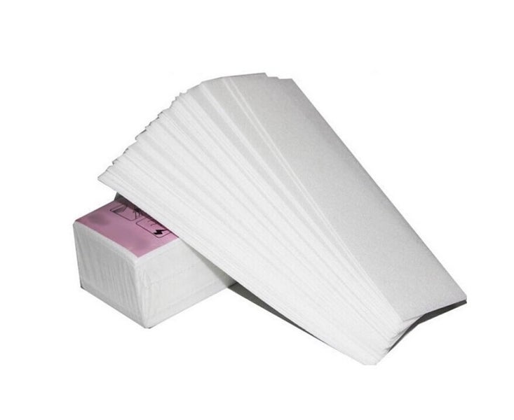 100Pcs Disposable Depilatory Nonwoven Strips Leg Arm Hair Wax Removal Epila Carousel 1