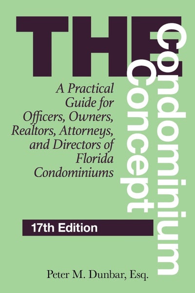The Condominium Concept by Peter M. Dunbar - Paperback Carousel 1